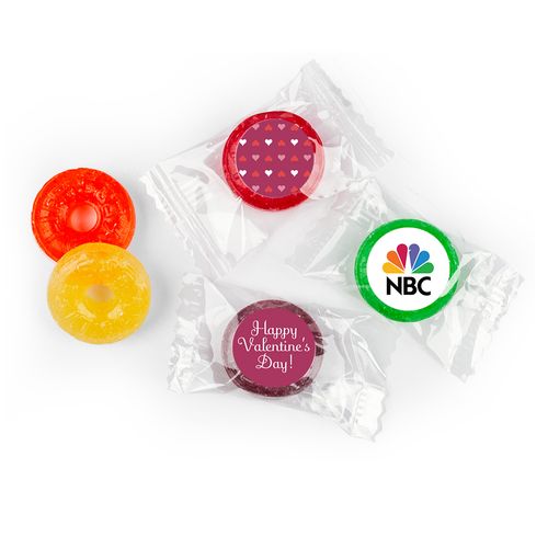 Add Your Logo Hearts Valentine's Day Life Savers 5 Flavor Hard Candy