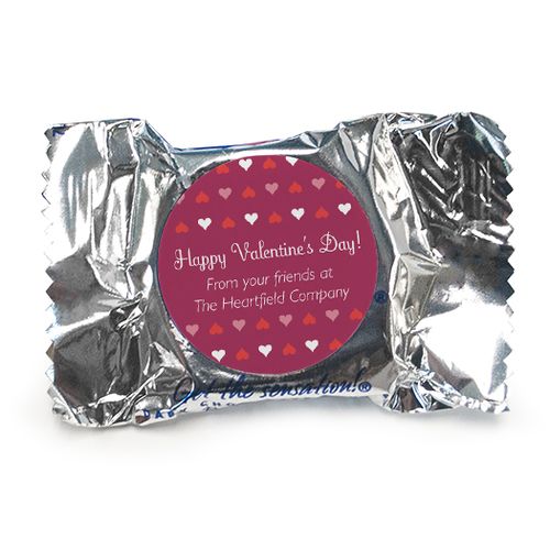 Personalized Valentine's Day Add Your Logo Hearts Peppermint Patties