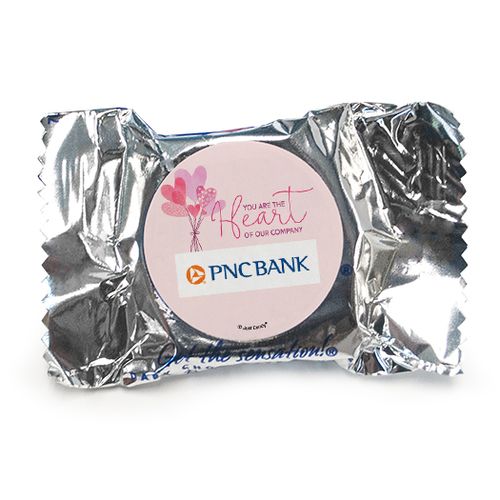 Personalized Valentine's Day Sending Hearts Add Your Logo York Peppermint Patties