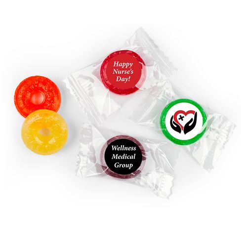 Nurse Appreciation Personalized Life Savers 5 Flavor Hard Candy Healing Hands
