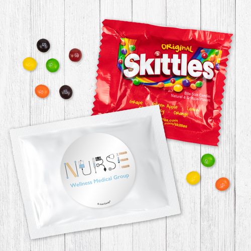 Personalized Nurse Appreciation First Aid - Skittles