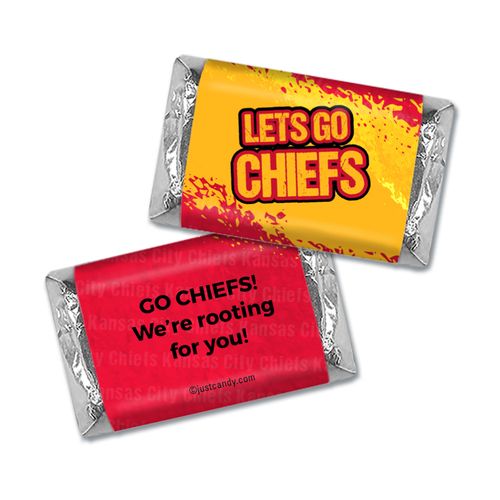 Go Chiefs! Football Party Hershey's Mini Wrappers Only