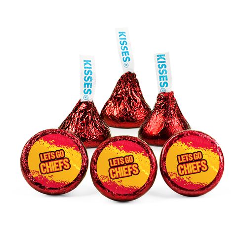 Hershey's Kisses - Let's Go Chiefs Football Party