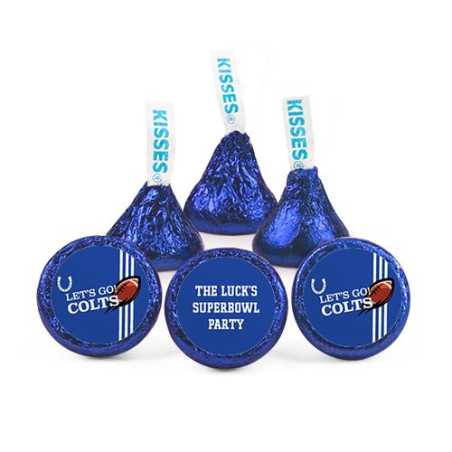 Personalized Colts Football Party Hershey's Kisses
