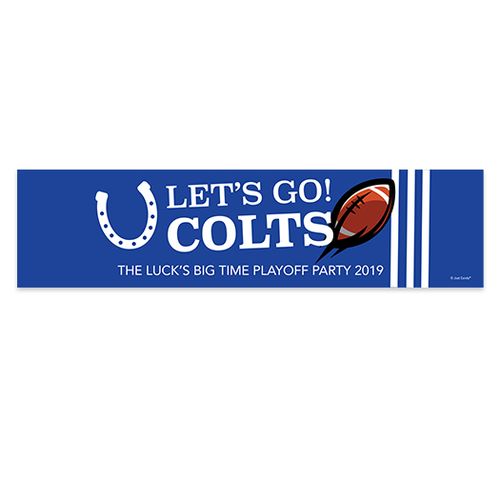 Colts Football Party 5 Ft. Banner