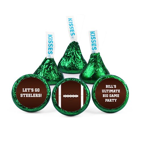 Personalized Football Party Hershey's Kisses
