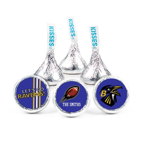 Personalized Ravens Football Party Hershey's Kisses