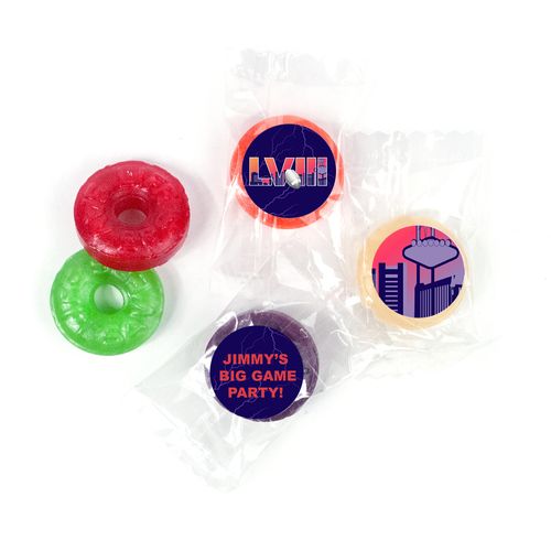 Personalized Football Party Themed Stadium LifeSavers 5 Flavor Hard Candy (300 Pack)