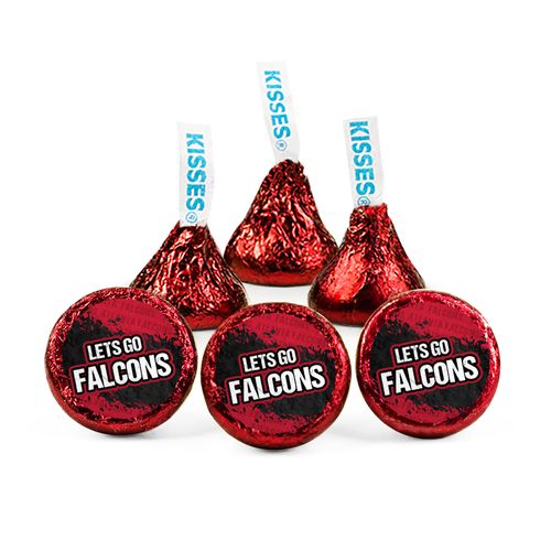 Let's Go Falcons Completely Assembled Kisses with Red Foil