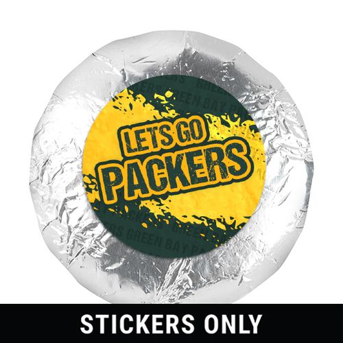 Let's Go Packers 1.25" Stickers (48 Stickers)