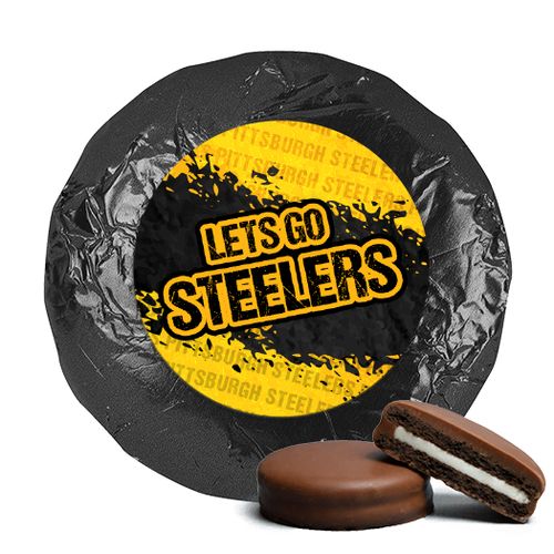 Let's Go Steelers Milk Chocolate Covered Oreos