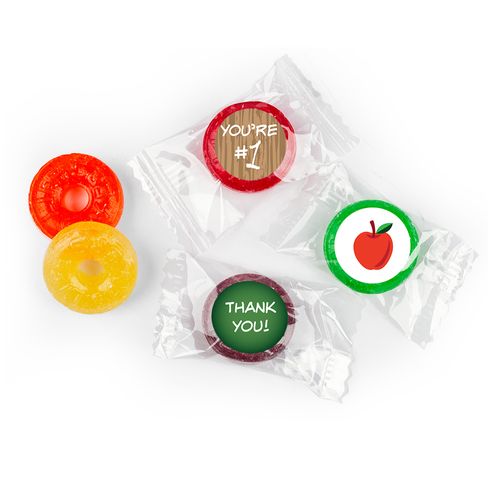 Custom LifeSavers 5 Flavor Hard Candy - Finest Teacher Gift Stickers