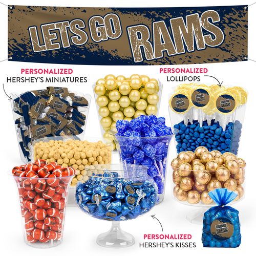 Lets Go Rams Deluxe Candy Buffet