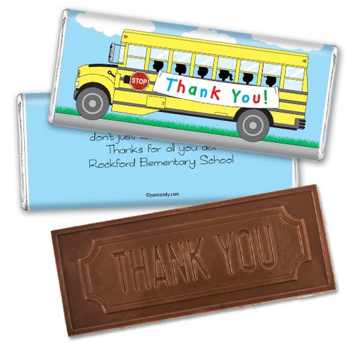 Grateful Ride Thank you Embossed Chocolate Bar