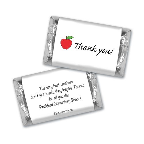 Appreciation Apple MINIATURES Candy Personalized Assembled