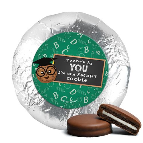 Milk Chocolate Covered Oreos - Teacher Appreciation One Smart Cookie