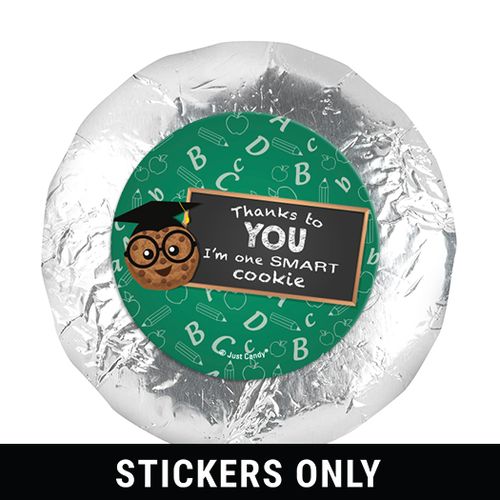 1.25in Stickers - Teacher Appreciation One Smart Cookie (48 Stickers)