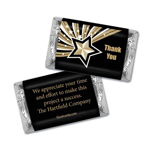 Personalized Hershey's Miniature Wrappers Only - Business Thank You Star of Excellence