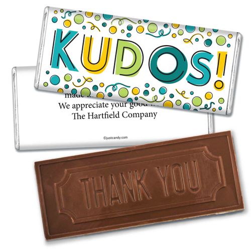 Well DoneEmbossed Thank You Bar Personalized Embossed Chocolate Bar Assembled