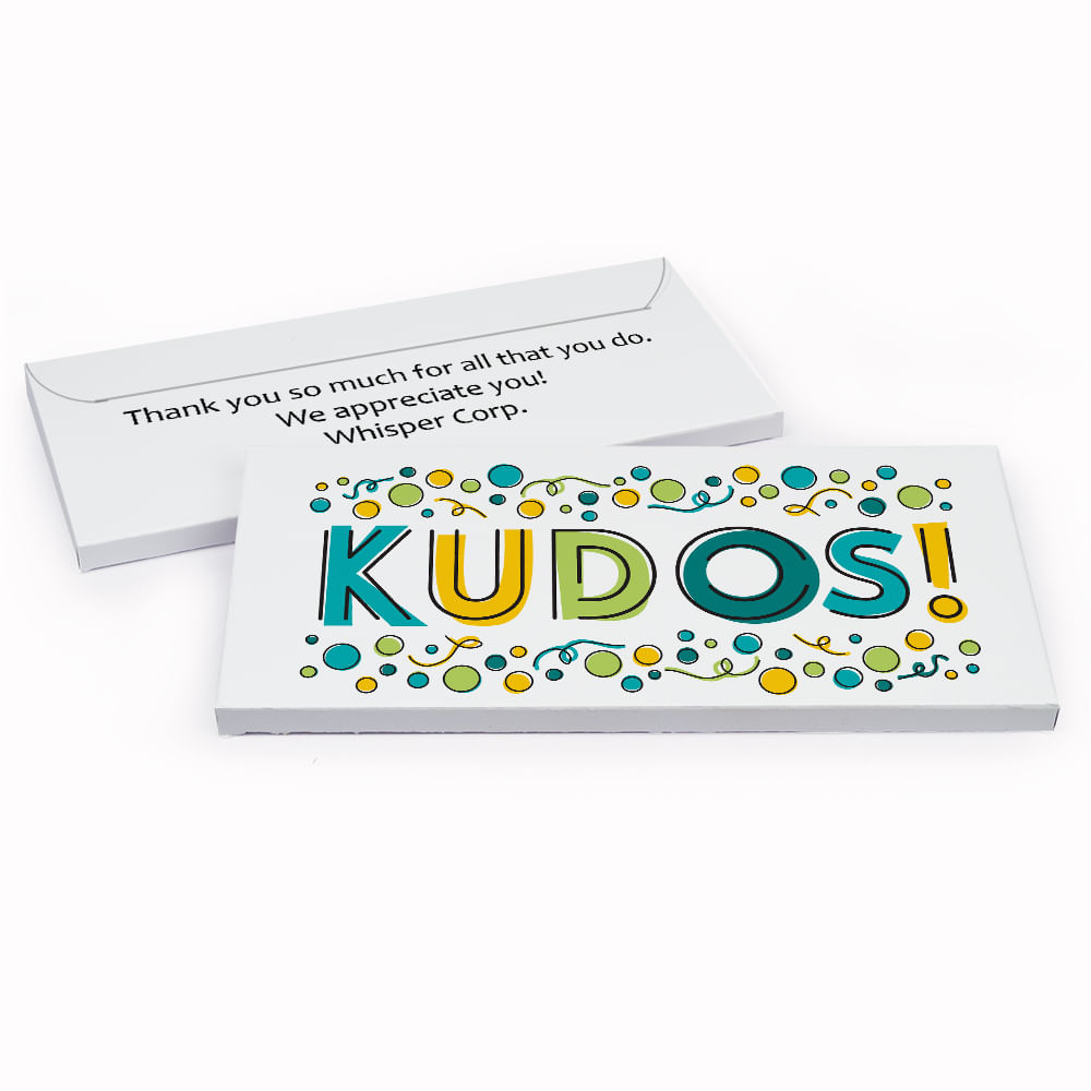 Deluxe Personalized Kudos Business Thank You Hershey's Chocolate Bar in ...