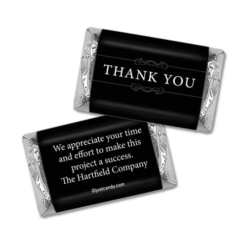 Personalized Hershey's Miniature Wrappers Only - Thank You Simple