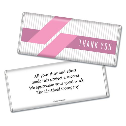 Personalized Thank You Chocolate Bar & Wrapper