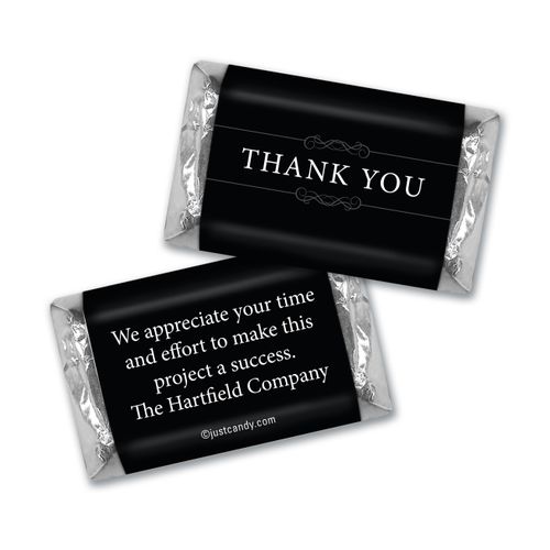 Personalized Hershey's Miniatures - Thank You Simple