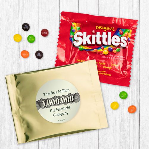 Personalized Business Thanks a Million - Skittles