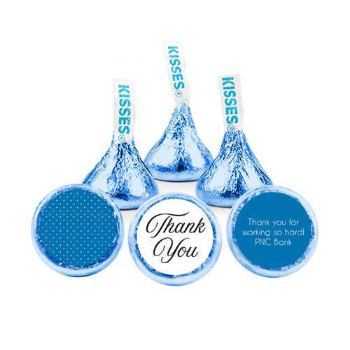 Personalized Dotted Thank You Hershey's Kisses