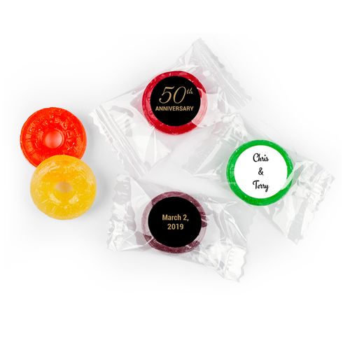 Simple Anniversary Personalized LifeSavers 5 Flavor Hard Candy Assembled