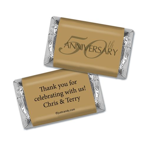 Simple Anniversary Personalized Miniature Wrappers