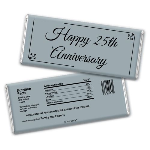 Anniversary Party Favors Personalized Chocolate Bar Wrappers Chocolate & Wrapper Simple Truth Anniversary Favors