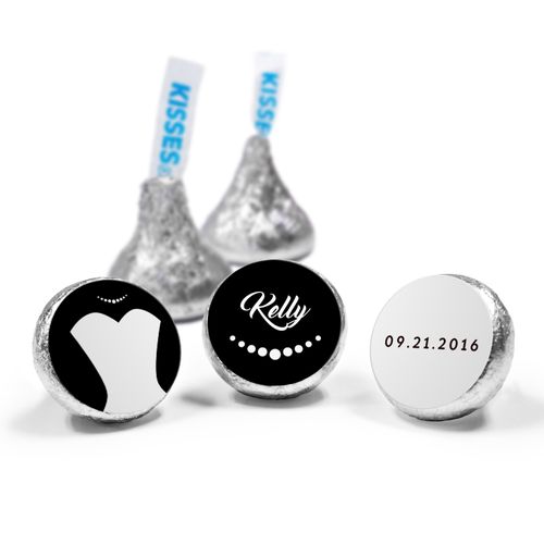 Personalized HERSHEY'S KISSES Bride's Dress Wedding Favors