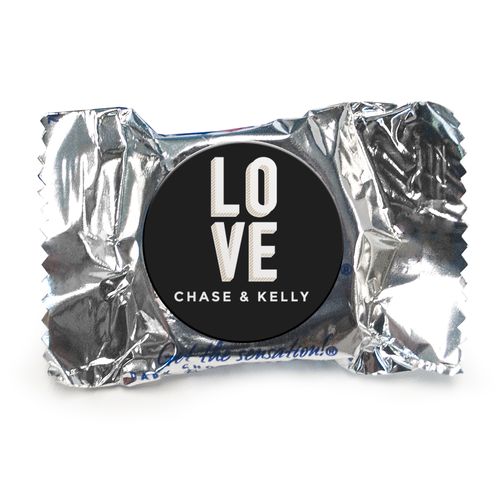 Personalized Wedding Bold Love Peppermint Patties