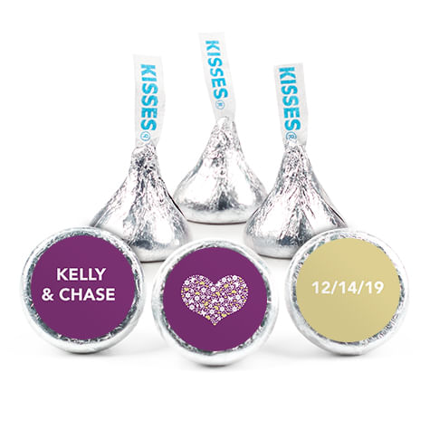 Personalized HERSHEY'S KISSES Heart of Life Wedding Favors