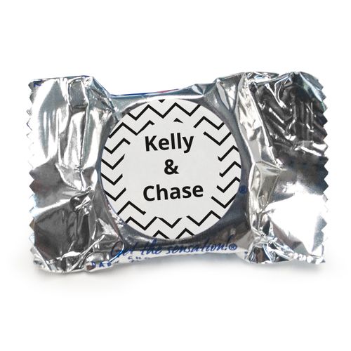 Personalized Wedding Chevron Party Peppermint Patties