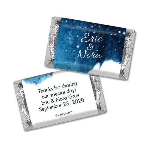 Personalized Wedding Magical Evening Hershey's Miniatures Wrappers