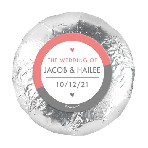 Personalized Wedding Everlasting Love 1.25" Stickers (48 Stickers)