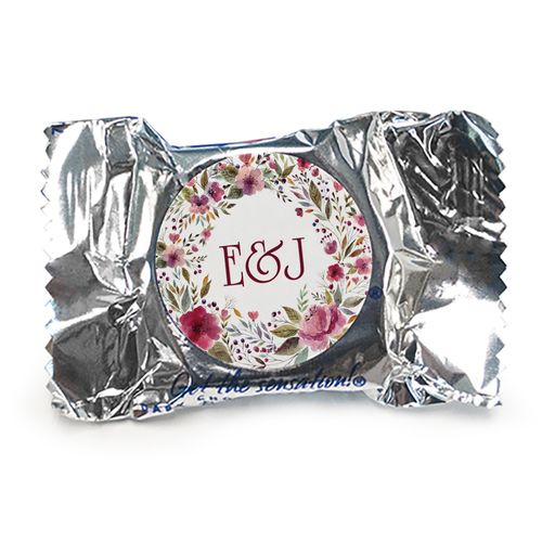 Personalized Wedding Flowering Affection York Peppermint Patties