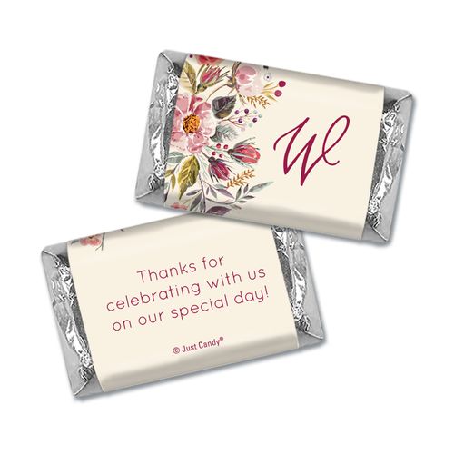 Personalized Blooming Bouquet Wedding Hershey's Miniatures