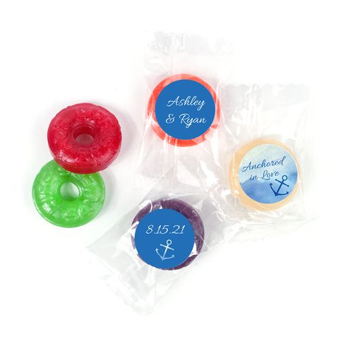 Personalized Anchored in Love LifeSavers 5 Flavor Hard Candy