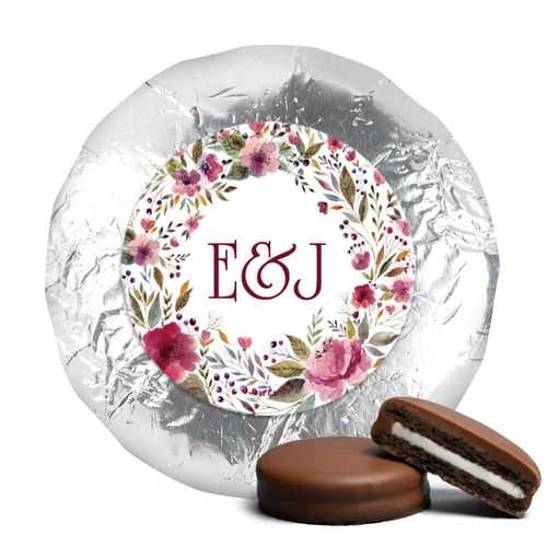 Personalized Wedding Flowering Affection Chocolate Covered Oreos