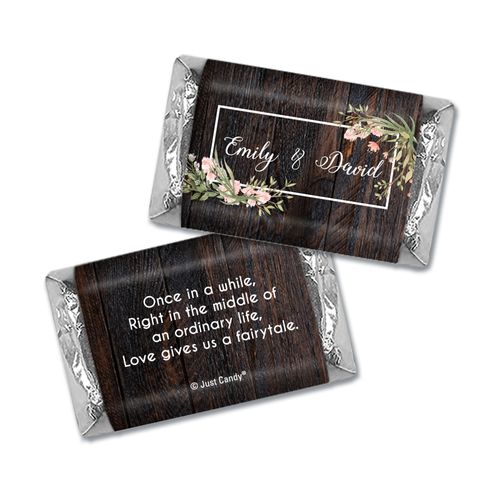 Personalized Rustic Romance Mini Wrappers Only