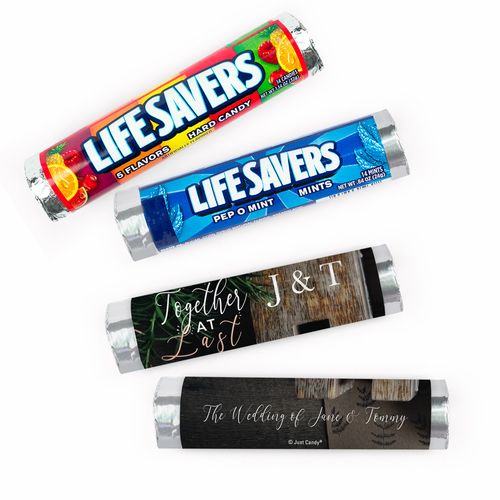Personalized Together at Last Wedding Lifesavers Rolls (20 Rolls)