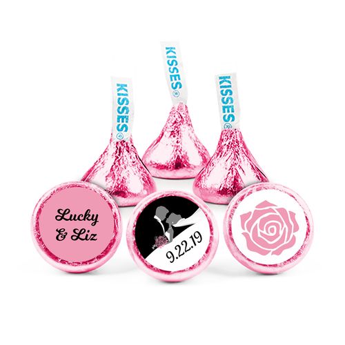Personalized Wedding Reception One Heart Hershey's Kisses
