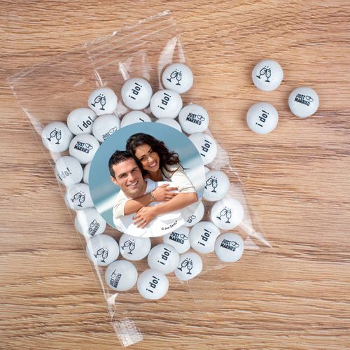 Personalized Wedding Candy Bag with JC Chocolate Minis - Add your Photo