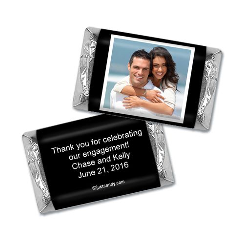 Engagement Party Favor Personalized HERSHEY'S MINIATURES Wrappers Photo