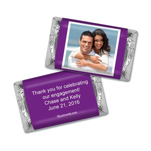 Engagement Party Favor Personalized HERSHEY'S MINIATURES Wrappers Photo