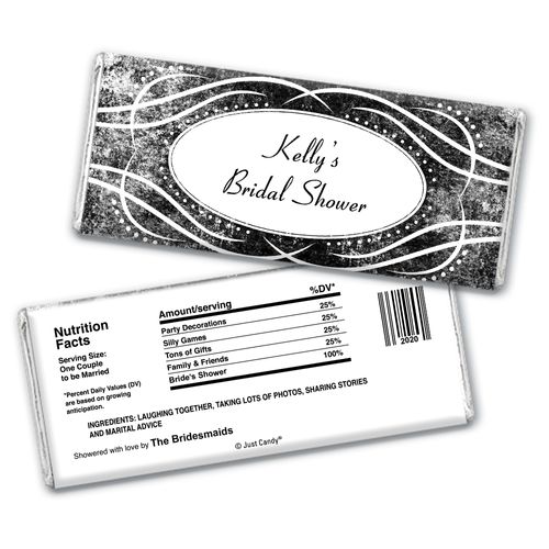 Precious MomentsBridal Shower Favors Personalized Candy Bar - Wrapper Only