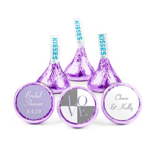 Personalized Bridal Shower Love Hershey's Kisses - pack of 50
